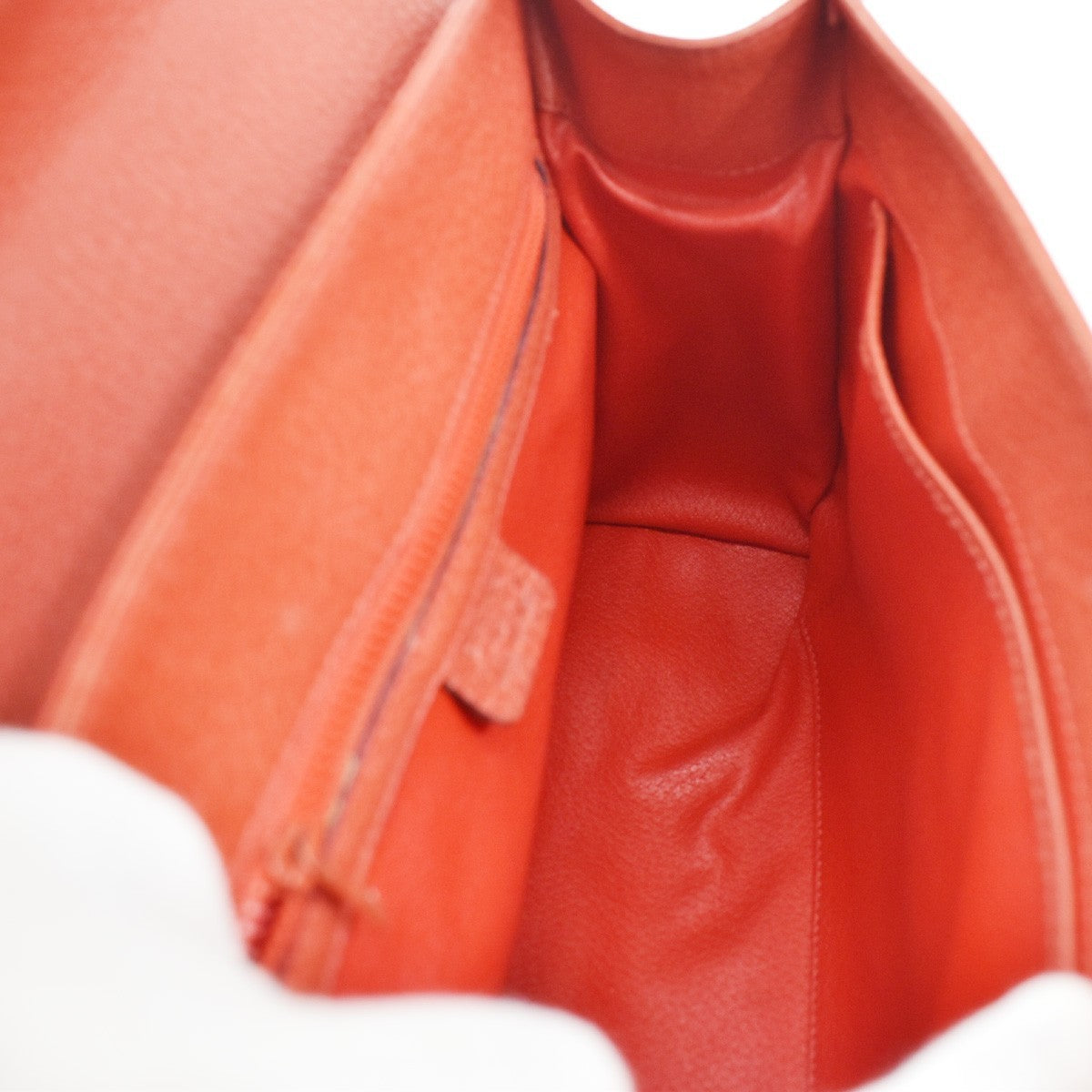 Celine Shoulder Leather, Red, Leather, Shoulder Bag