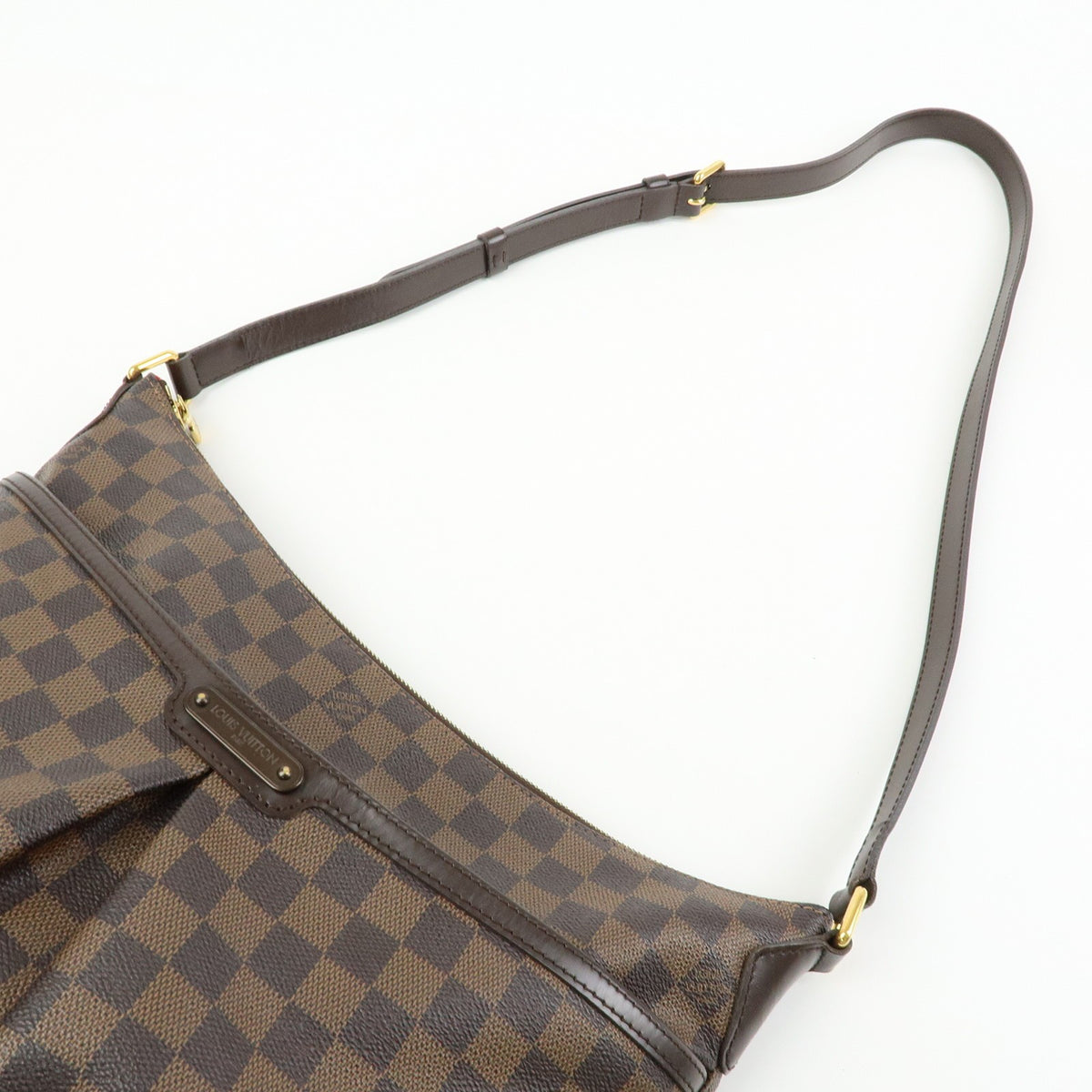 Louis Vuitton Bloomsbury Damier, Brown, Canvas, Shoulder Bag