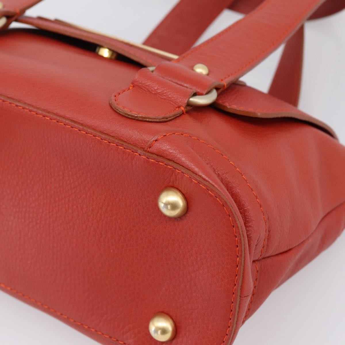 Chloe Handbag Leather, Red, Leather, Handbag