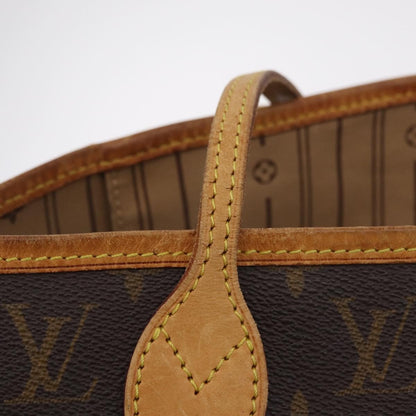 Louis Vuitton Neverfull Monogram Canvas, Brown, Canvas, Tote Bag