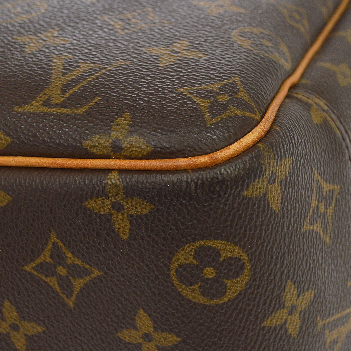Louis Vuitton Deauville Monogram Canvas, Brown, Canvas, Handbag