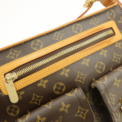 Louis Vuitton Hudson Monogram Canvas, Brown, Canvas, Handbag