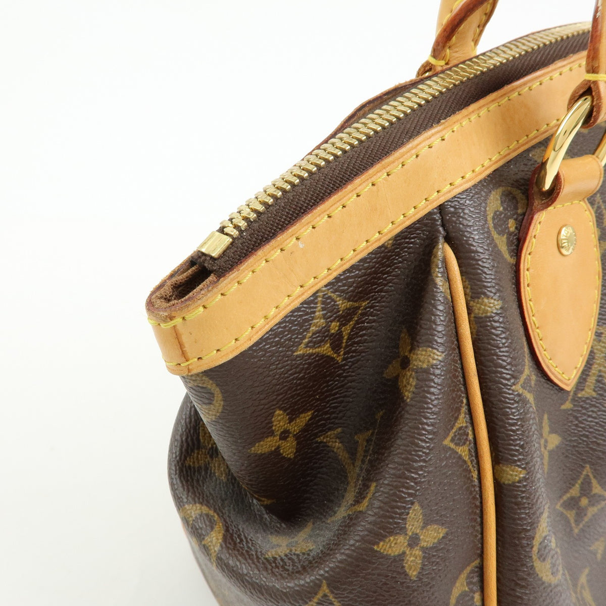 Louis Vuitton Tivoli Monogram Canvas, Brown, Canvas, Handbag