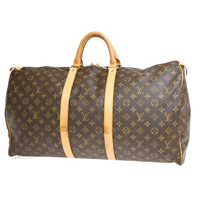 Louis Vuitton Keepall Monogram Canvas, Brown, Canvas, Travel Bag