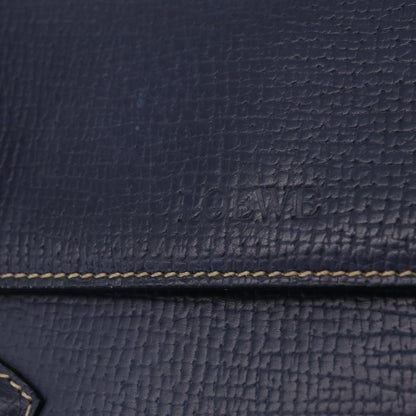 Loewe Tote Leather, Navy, Leather, Tote Bag