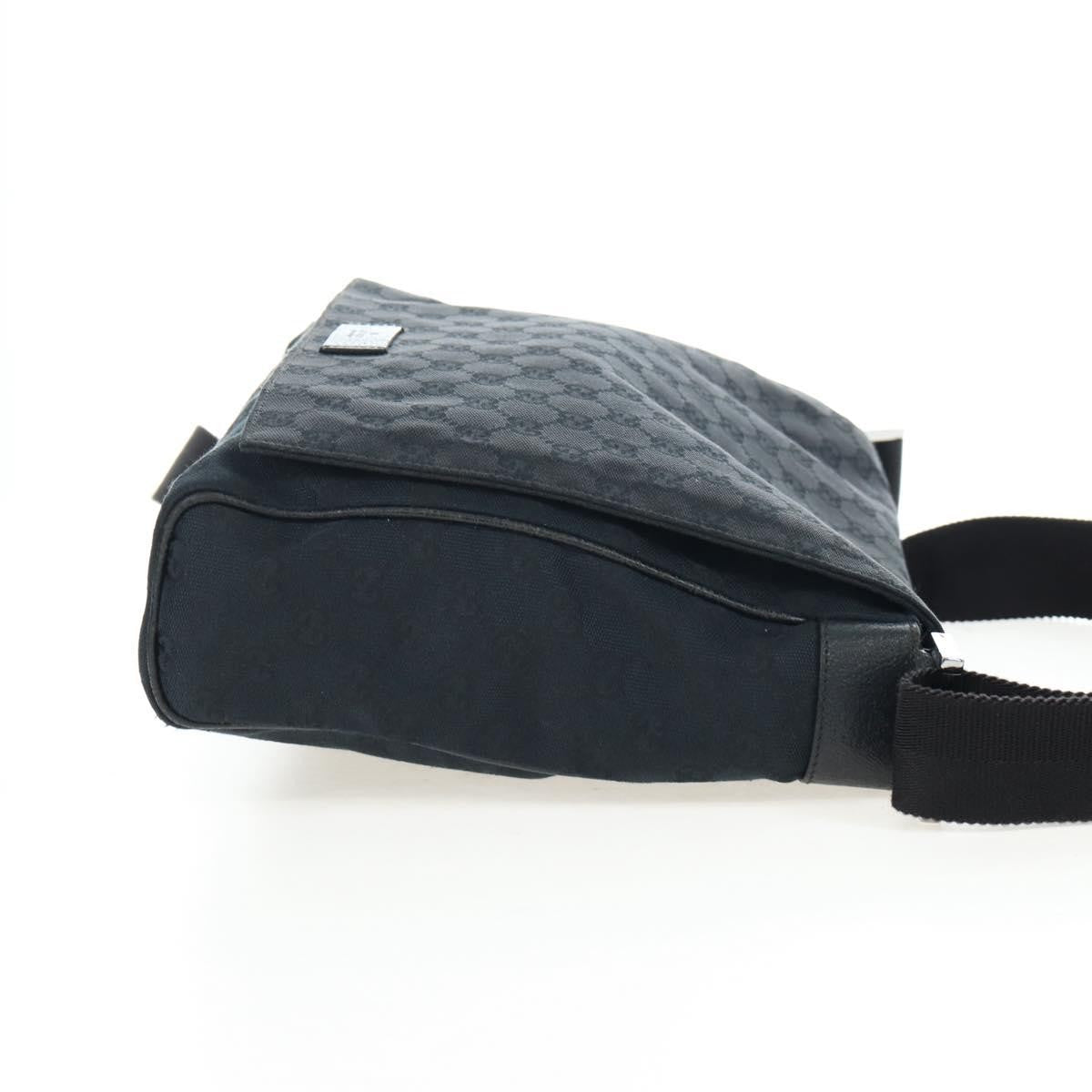 Gucci Shoulder Canvas, Black, Canvas, Shoulder Bag