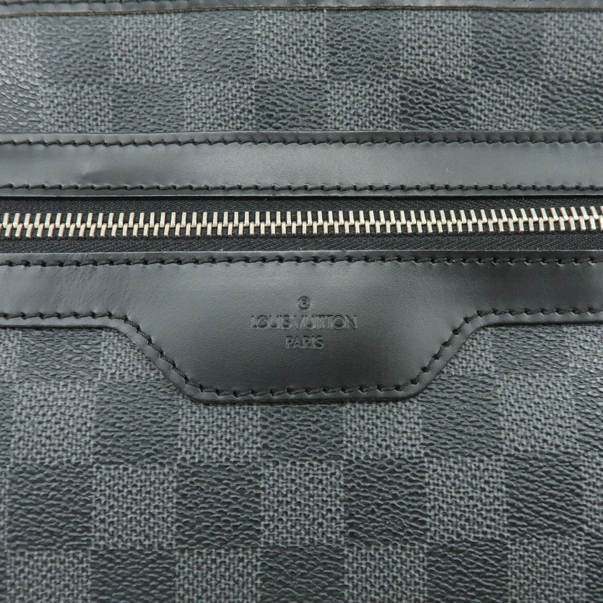 Louis Vuitton Thomas Damier Graphite, Black, Canvas, Handbag
