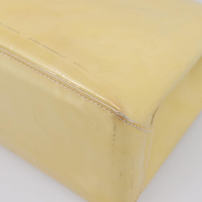 Louis Vuitton Wilshire Monogram Vernis, Yellow, Patent Leather, Handbag