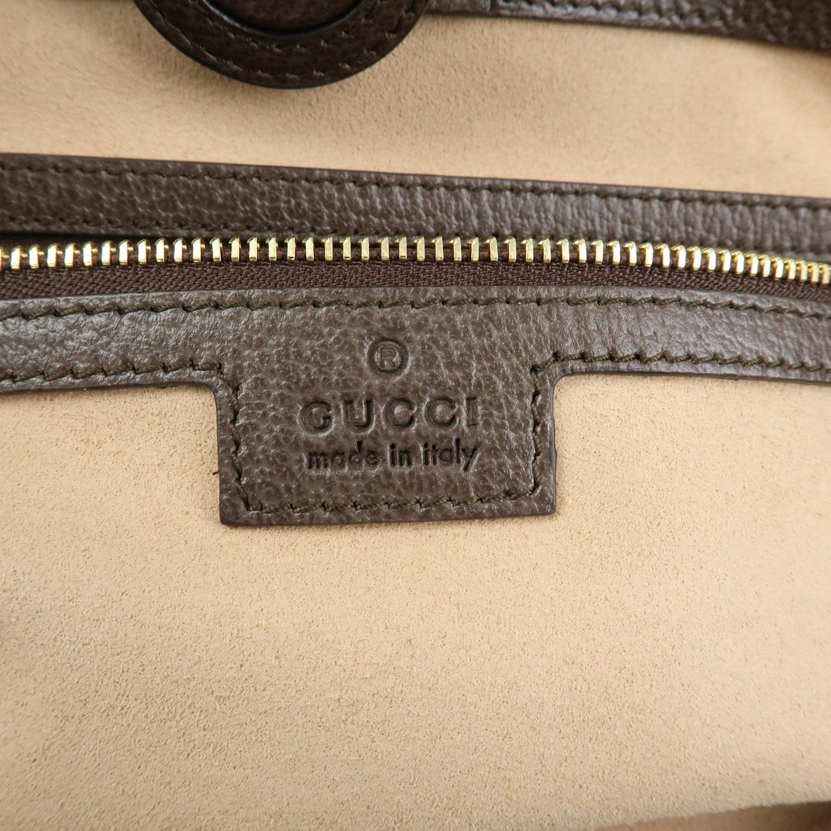 Gucci Ophidia Shopping GG Coated Canvas, Beige, Canvas, Tote Bag