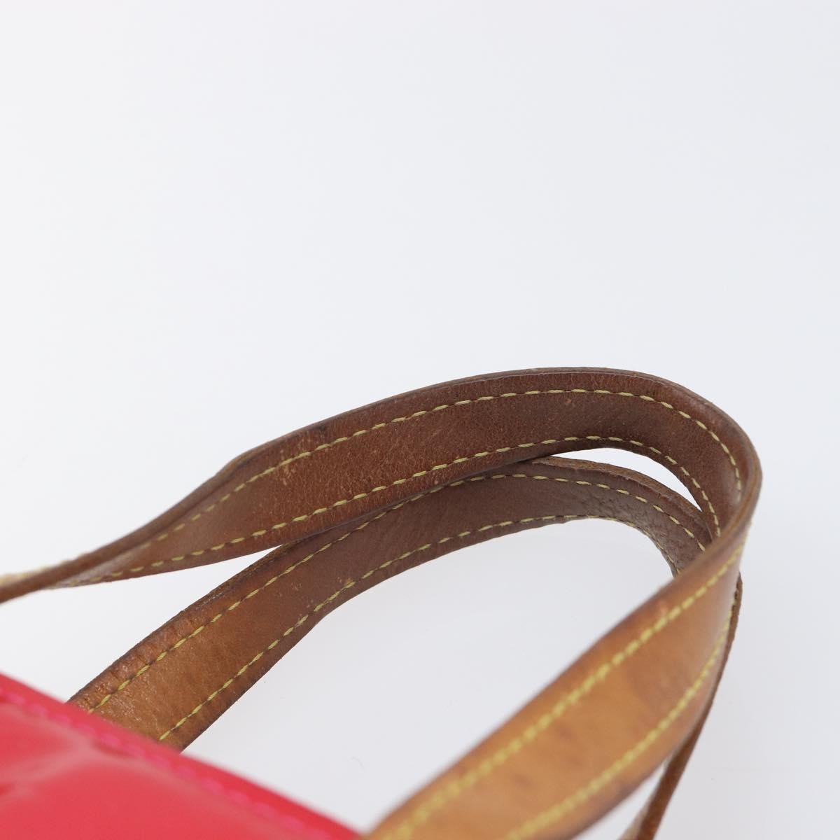 Louis Vuitton Reade Monogram Vernis, Pink, Patent Leather, Handbag