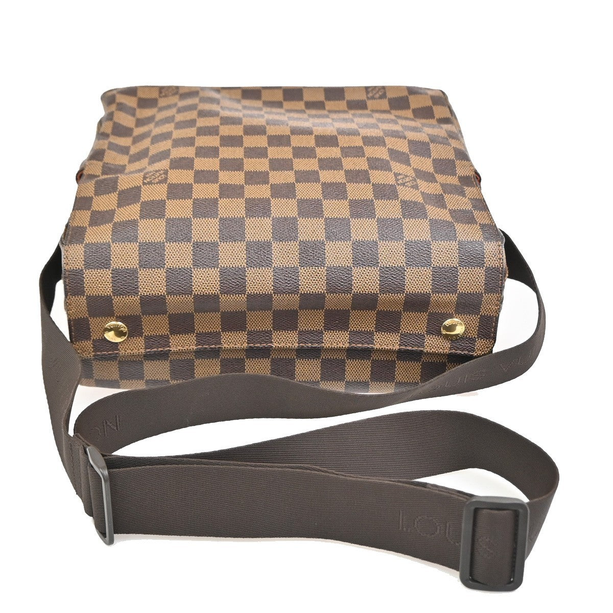Louis Vuitton Naviglio Damier, Brown, Canvas, Shoulder Bag
