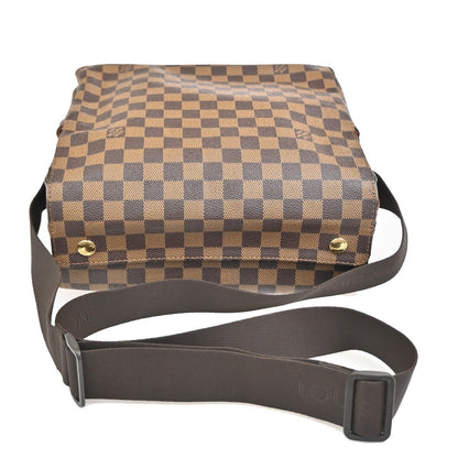 Louis Vuitton Naviglio Damier, Brown, Canvas, Shoulder Bag