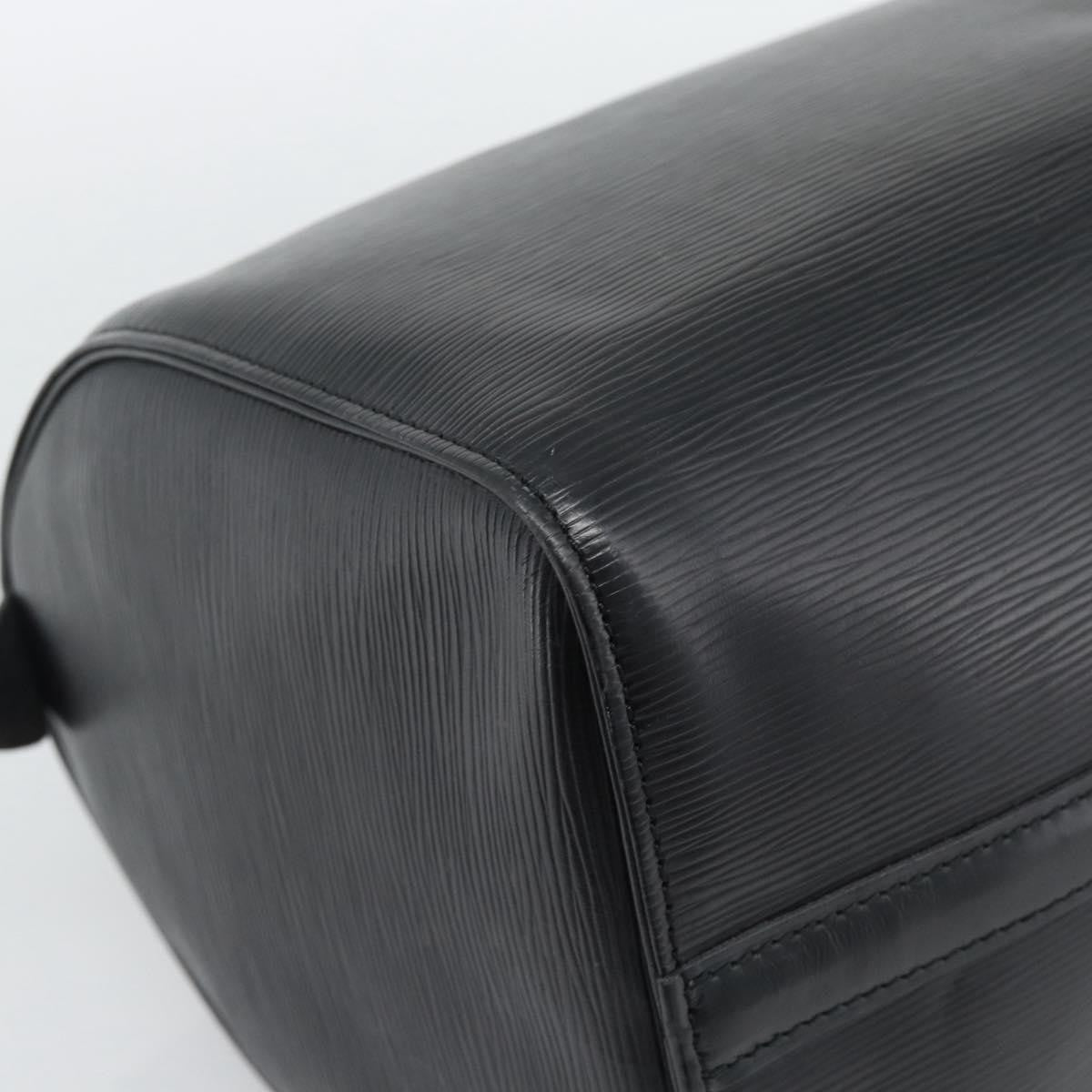 Louis Vuitton Speedy Epi, Black, Leather, Handbag