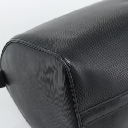 Louis Vuitton Speedy Epi, Black, Leather, Handbag