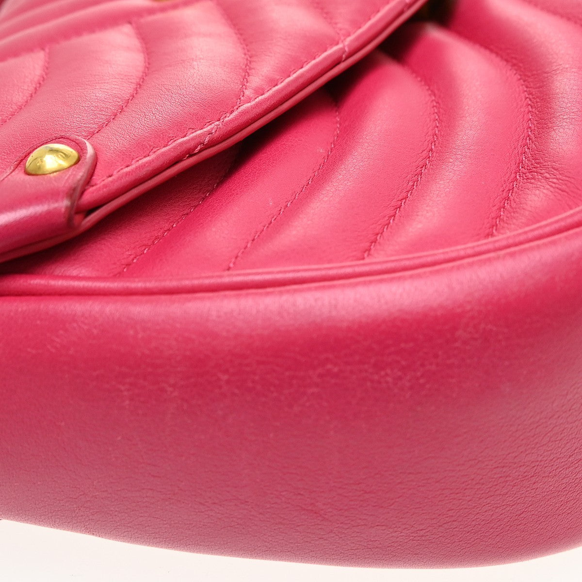 Louis Vuitton New Wave Chain Quilted Leather, Pink, Leather, Handbag