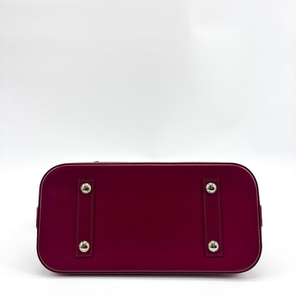 Louis Vuitton Alma Epi Leather, Purple, Leather, Handbag