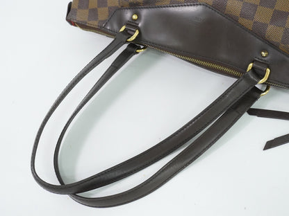 Louis Vuitton Westminster Damier, Brown, Canvas, Tote Bag
