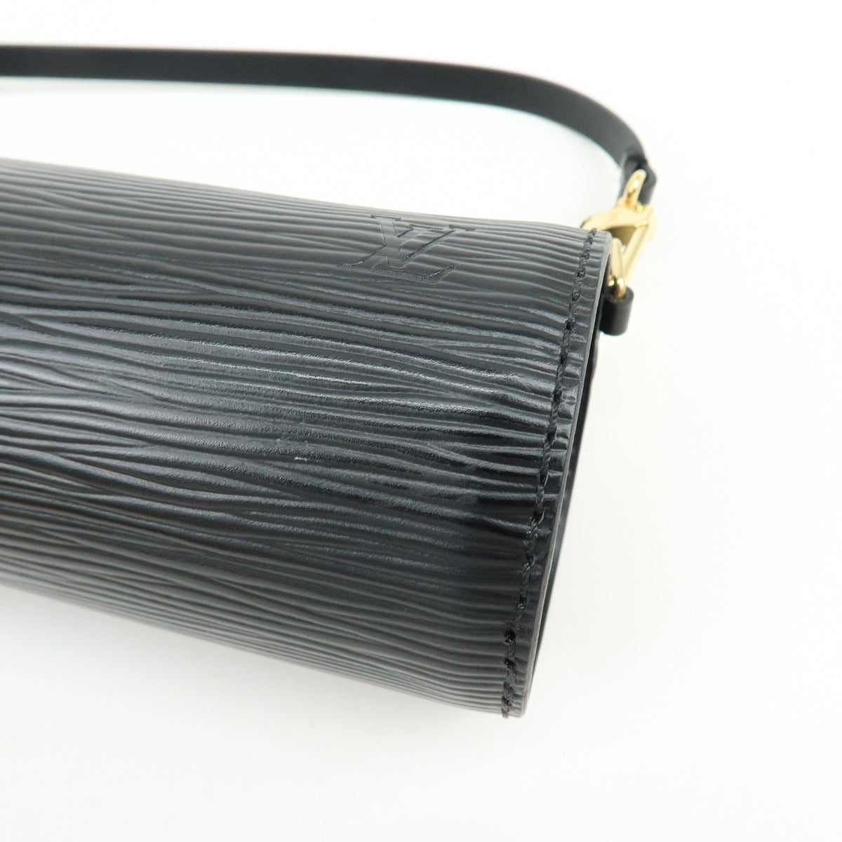 Louis Vuitton Soufflot Epi Leather, Black, Leather, Tote Bag