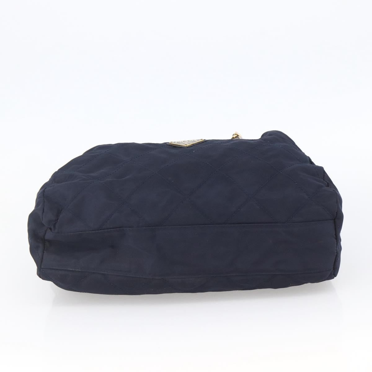 Prada Re-Edition 1995 Chain Quilted Re-Nylon, Navy, Nylon, Tote Bag
