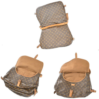 Louis Vuitton Saumur Monogram Canvas, Brown, Canvas, Shoulder Bag