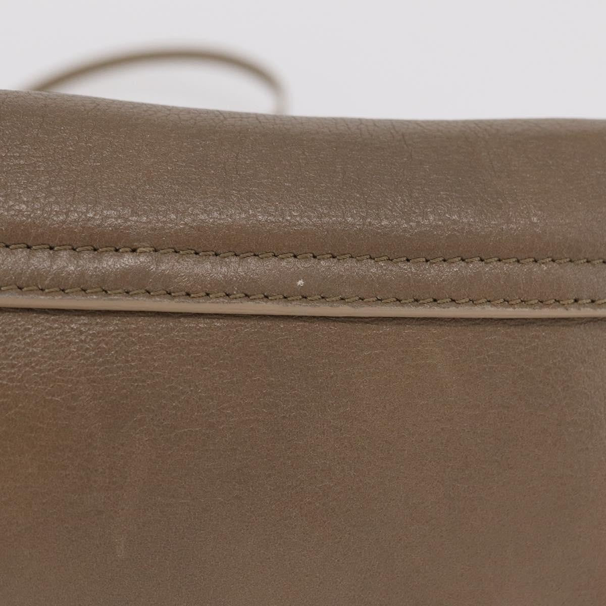 Chloe Lily Leather, Beige, Leather, Shoulder Bag