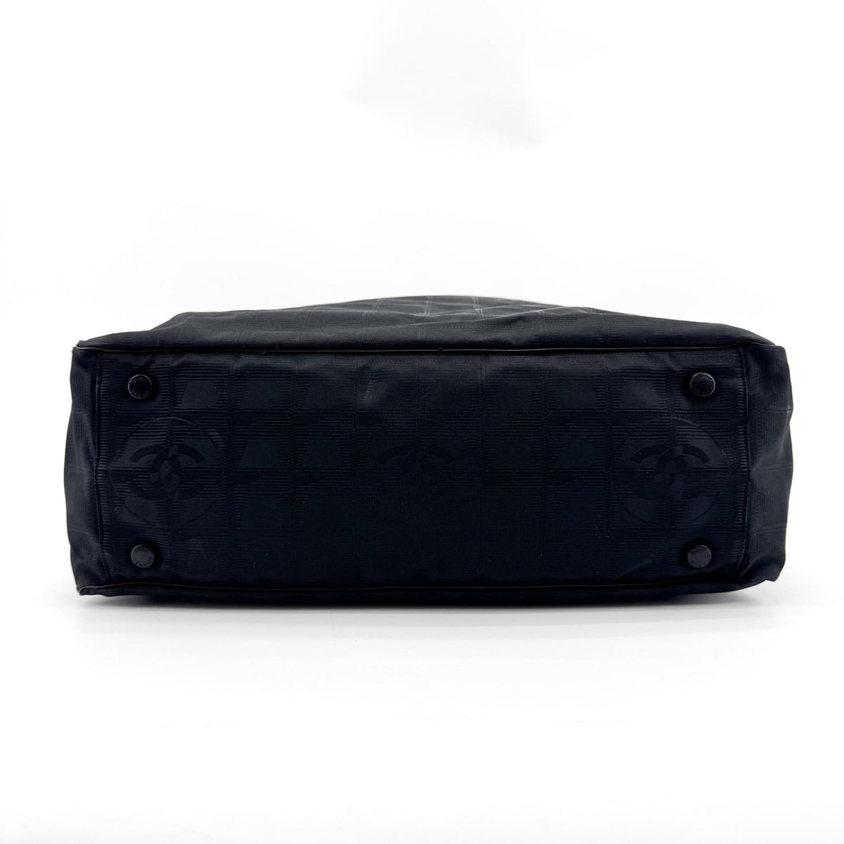 Chanel Travel Line Nylon, Black, Nylon, Tote Bag