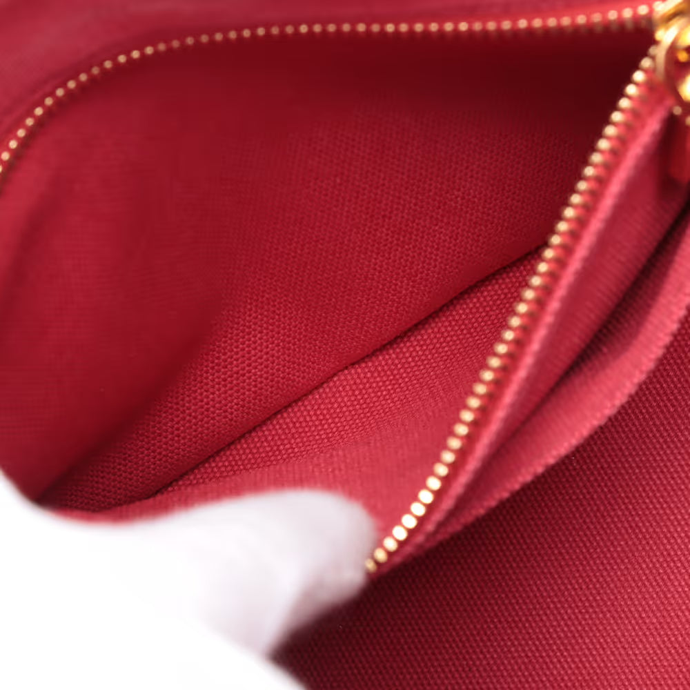 Prada Canapa Convertible Tote Printed Canvas, Red, Canvas, Handbag