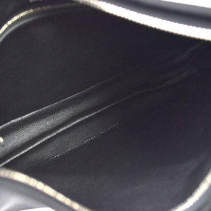 Balenciaga Leopolda Satin, Black, Satin, Shoulder Bag