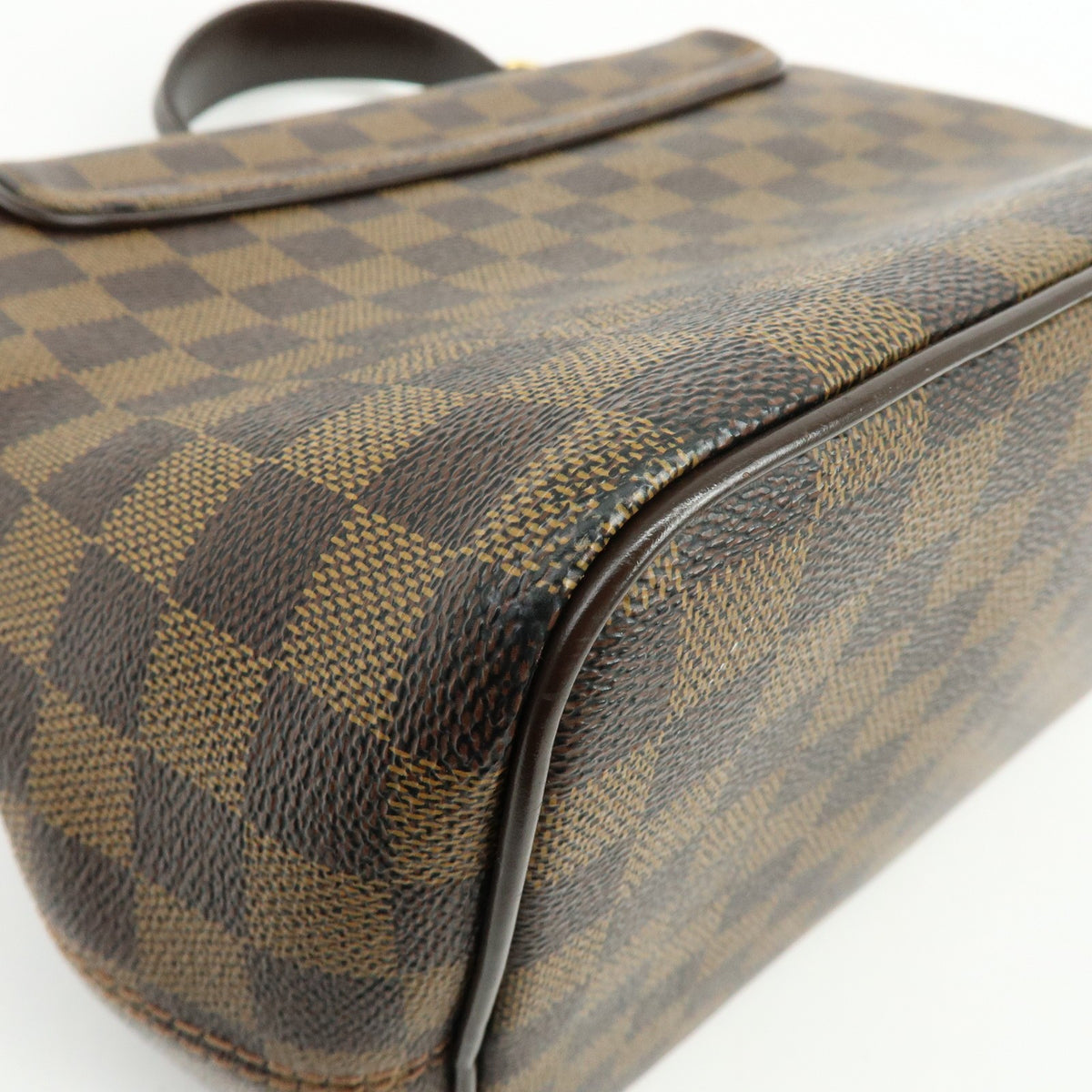Louis Vuitton Bergamo Damier, Brown, Canvas, Handbag