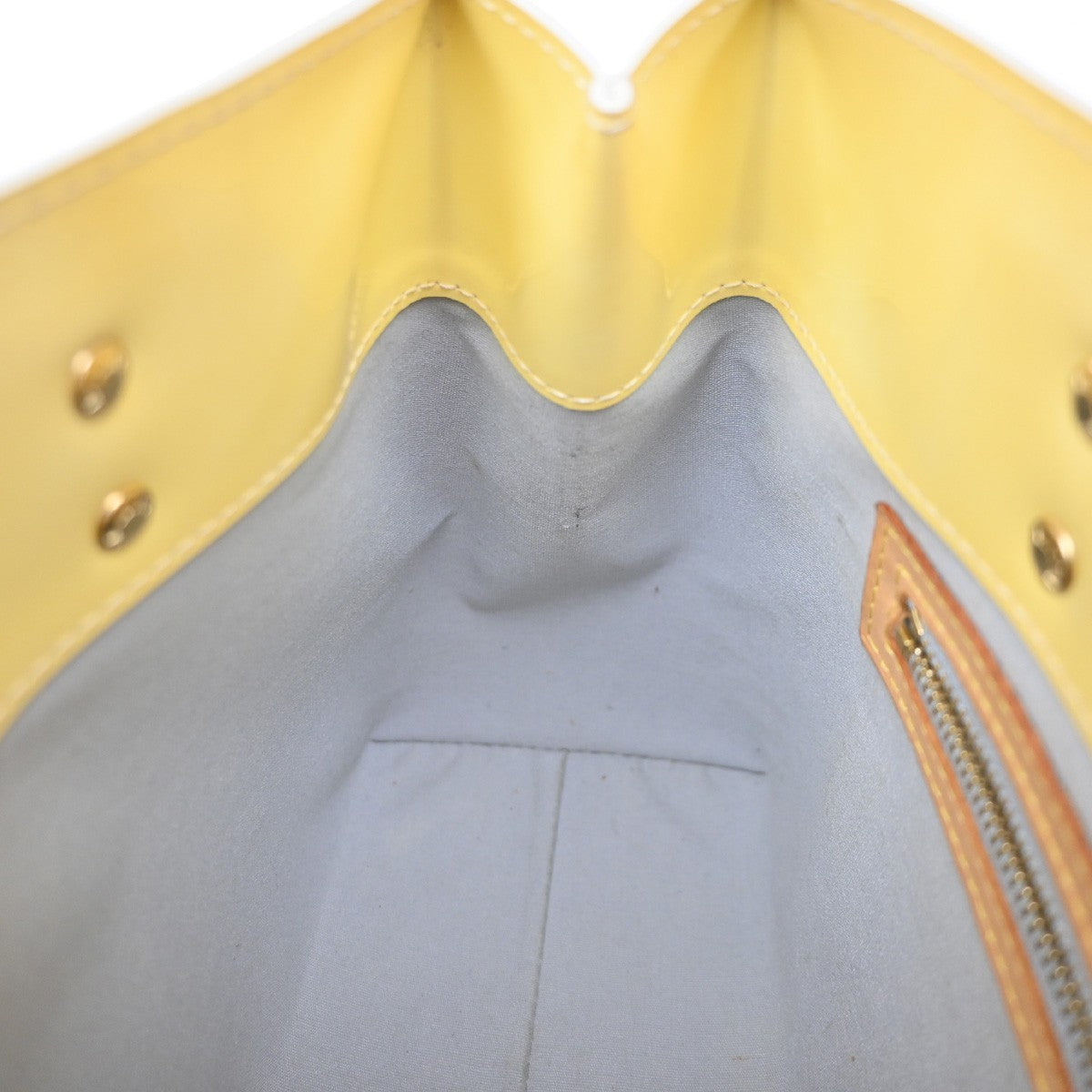 Louis Vuitton Robert Wilson Reade Vernis, Yellow, Patent Leather, Tote Bag