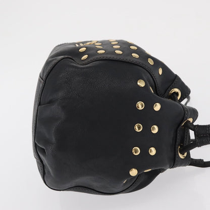 Burberry Blue Label Leather, Black, Leather, Shoulder Bag