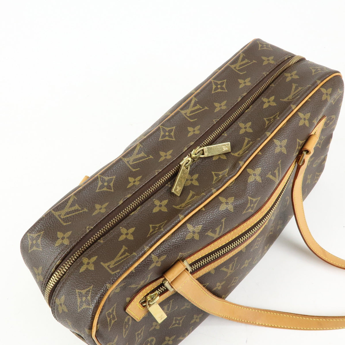 Louis Vuitton Cite Monogram Canvas, Brown, Canvas, Handbag