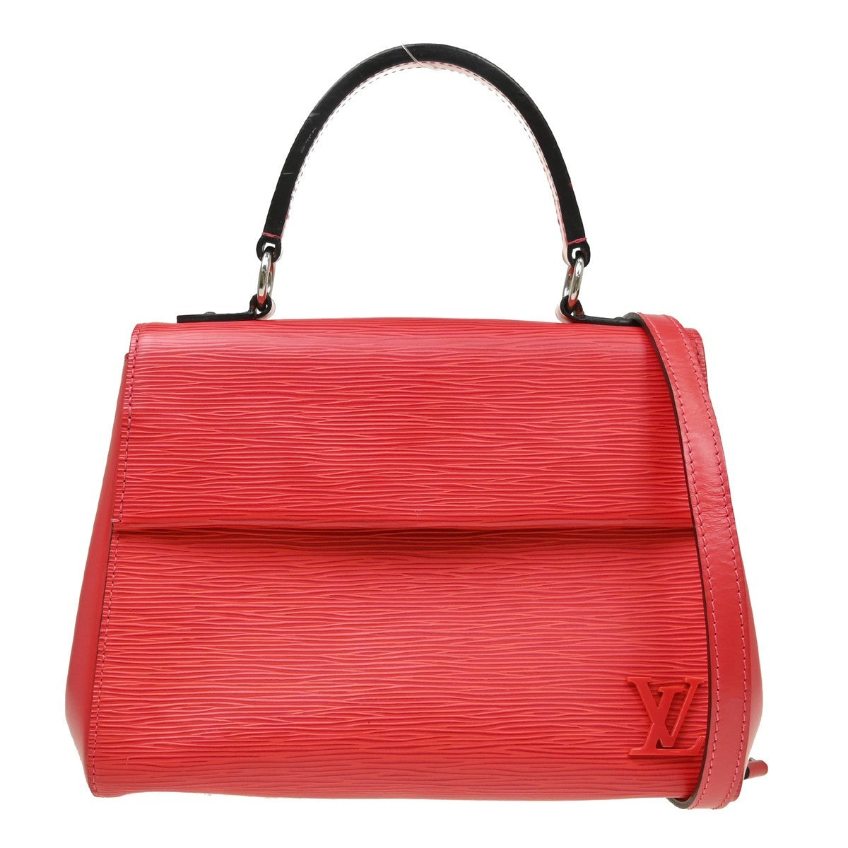 Louis Vuitton Cluny Top Handle Epi Leather, Red, Leather, Handbag