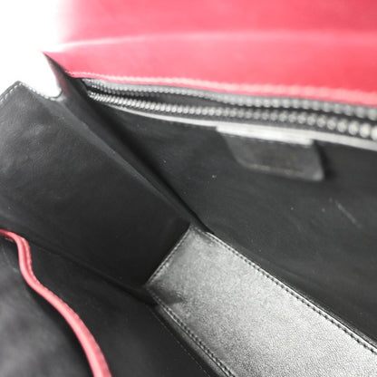 Celine Vintage Leather, Red, Leather, Shoulder Bag