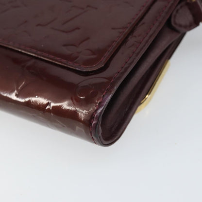 Louis Vuitton Rossmore Monogram Vernis, Burgundy, Patent Leather, Handbag