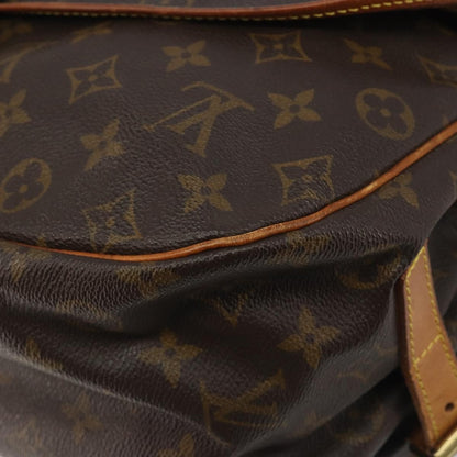 Louis Vuitton Saumur Monogram, Brown, Canvas, Shoulder Bag