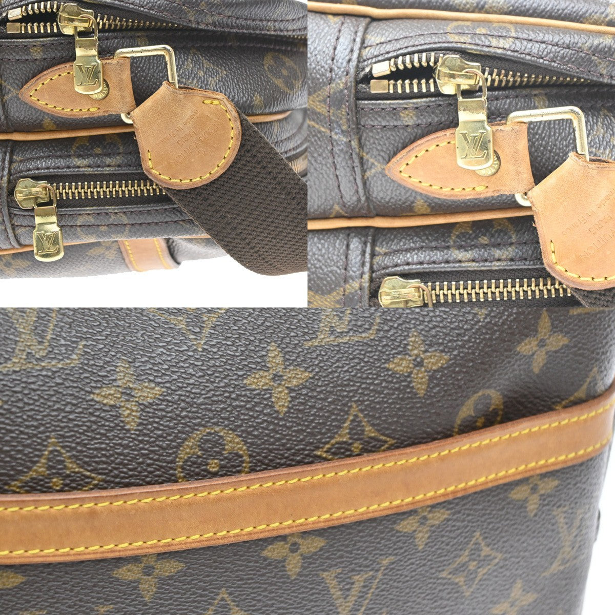 Louis Vuitton Reporter Monogram Canvas, Brown, Canvas, Handbag