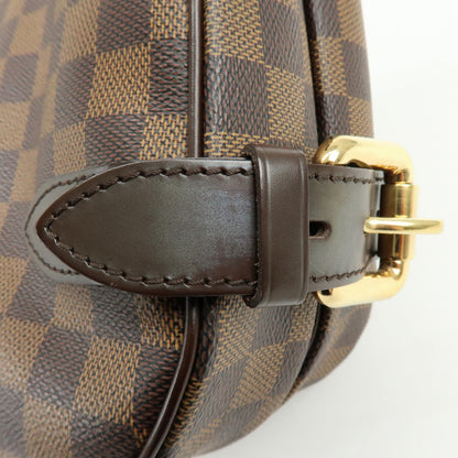 Louis Vuitton Highbury Damier, Brown, Canvas, Handbag