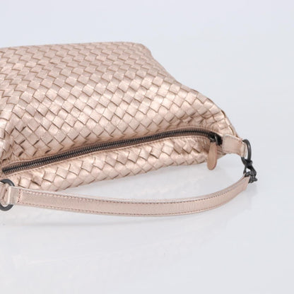 Bottega Veneta Zip Hobo Intrecciato Nappa, Pink, Leather, Shoulder Bag