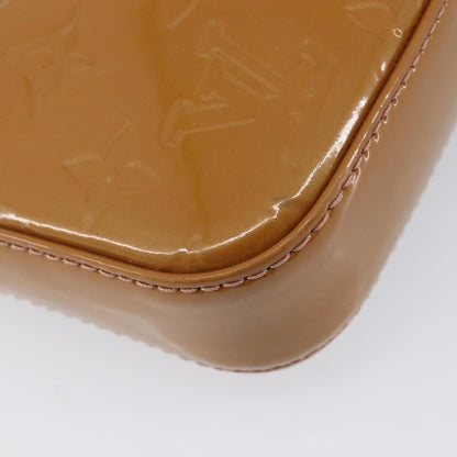 Louis Vuitton Pochette Accessoires NM Monogram Vernis, Brown, Patent Leather, Clutch
