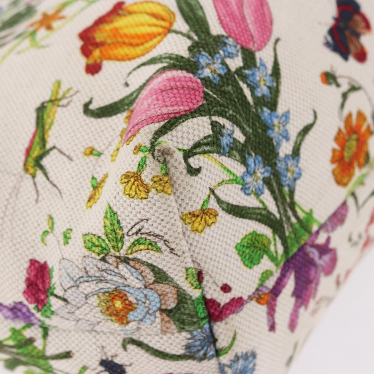 Gucci Craft Flora Canvas, Multicolour, Canvas, Tote Bag