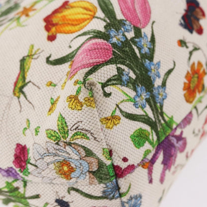 Gucci Craft Flora Canvas, Multicolour, Canvas, Tote Bag
