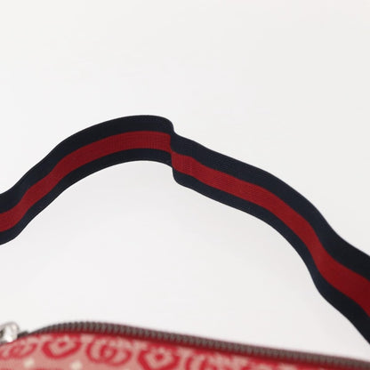 Gucci Children's Belt GG Coated Canvas, Red, Canvas, Handbag