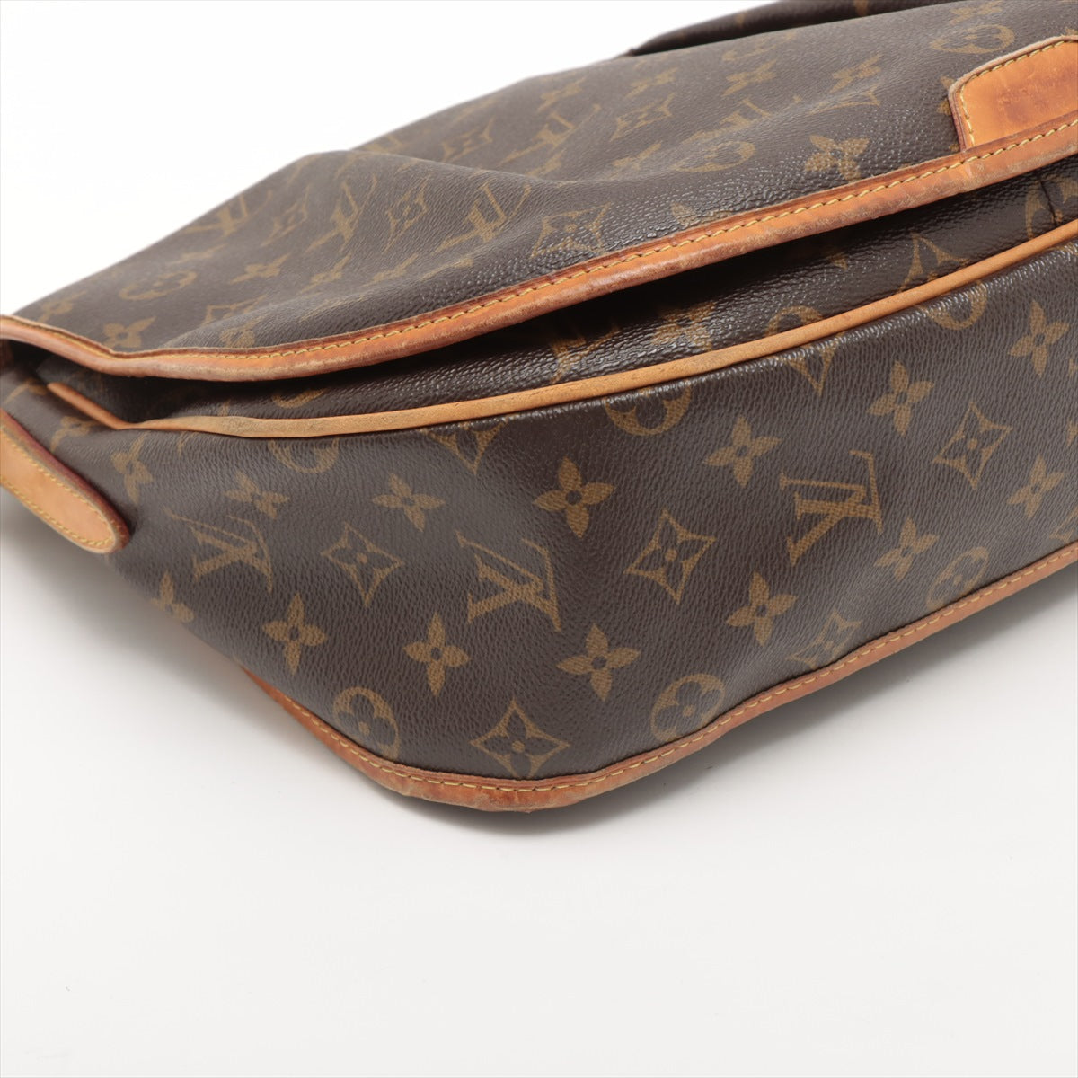 Louis Vuitton Menilmontant Handbag Monogram Canvas, BROWN, CANVAS, Crossbody bag