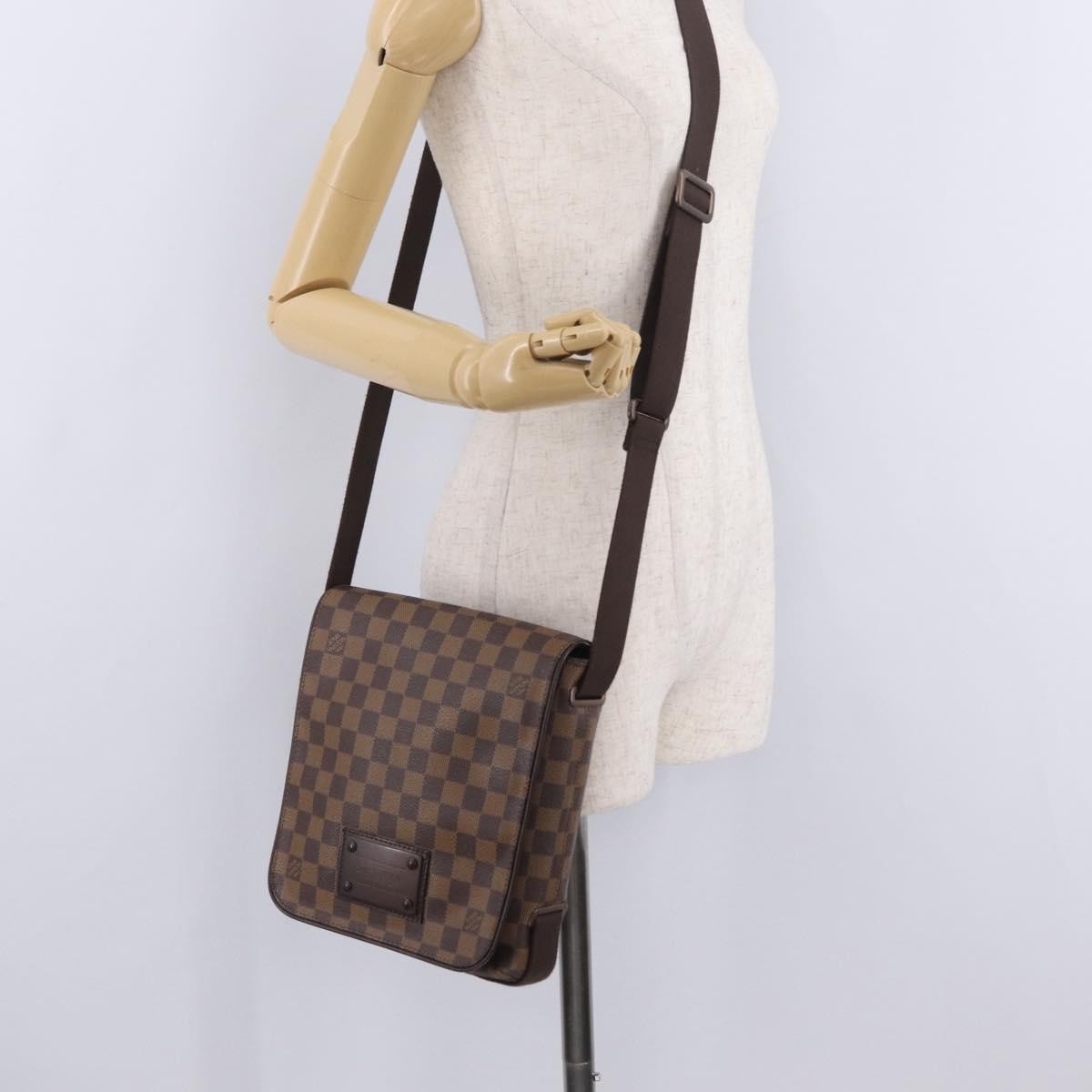 Louis Vuitton Brooklyn Damier, Brown, Canvas, Shoulder Bag