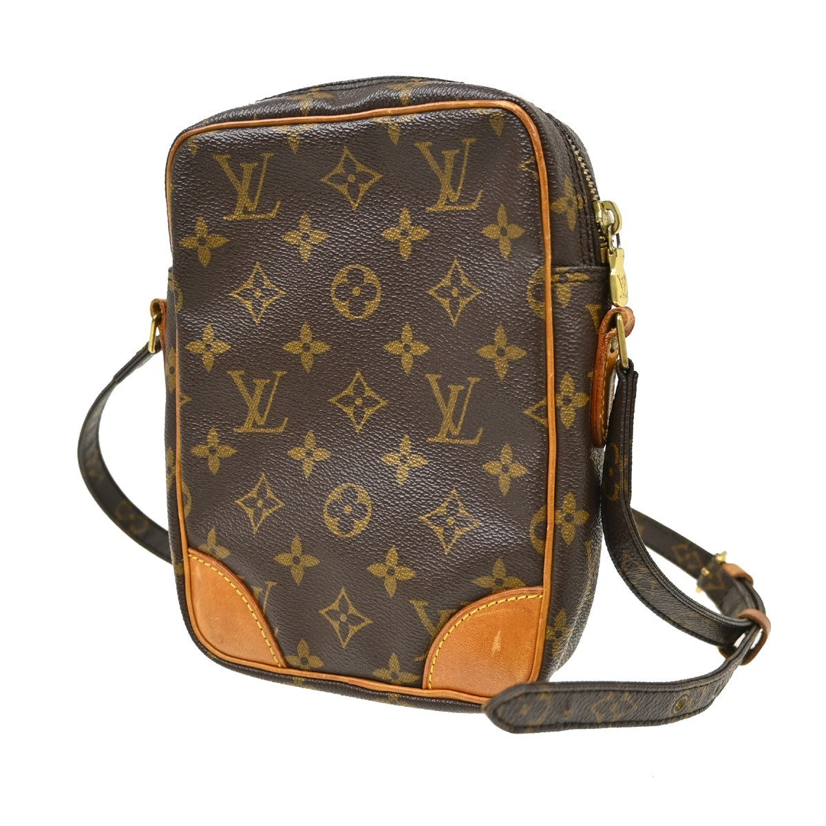Louis Vuitton Danube Monogram Canvas, Brown, Canvas, Handbag