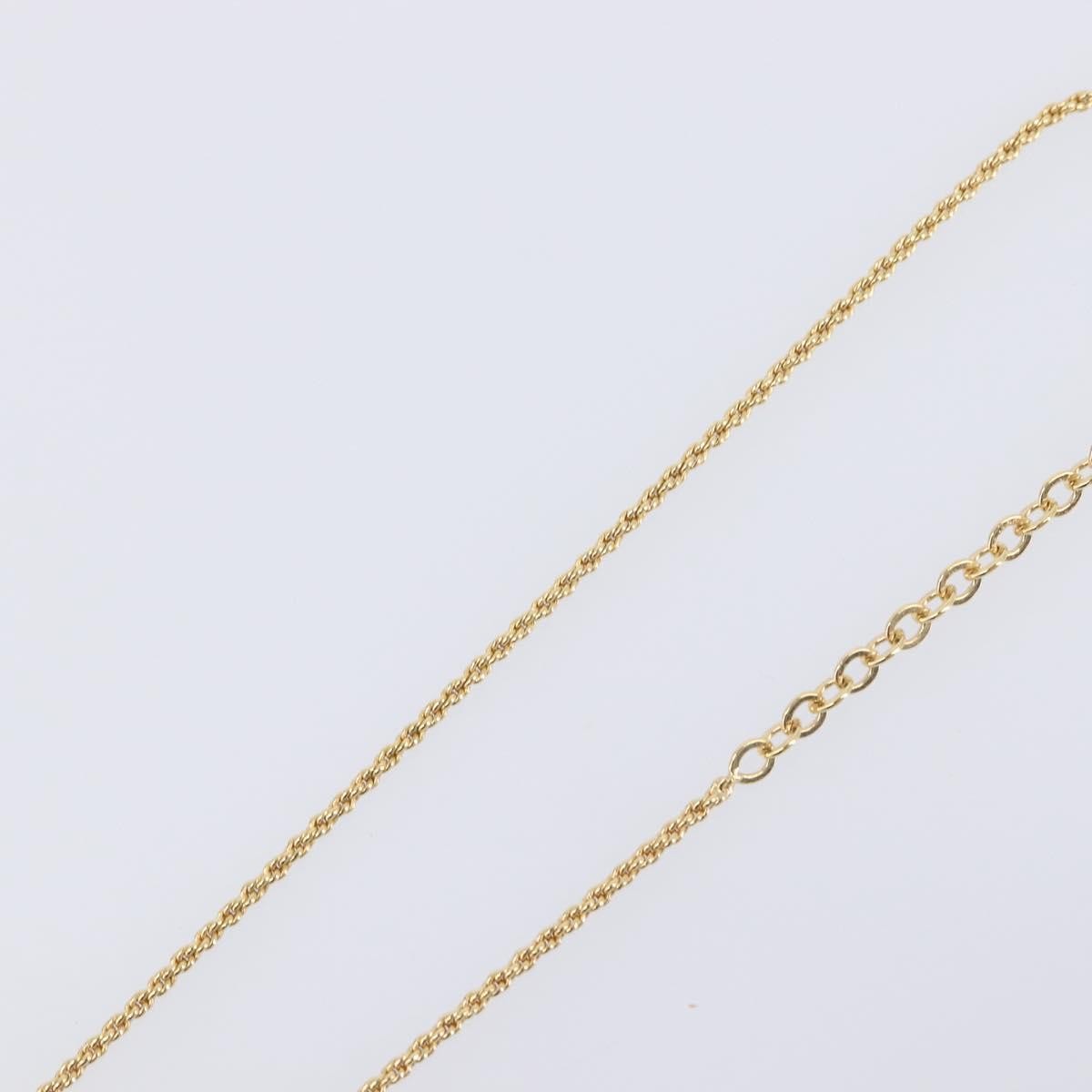 Christian Dior CD Pendant Metal, Gold, Metal, Necklace