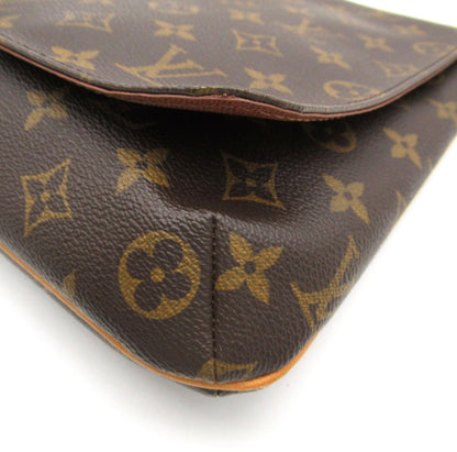 Louis Vuitton Musette Salsa Handbag Monogram Canvas, BROWN, LEATHER, Shoulder bag