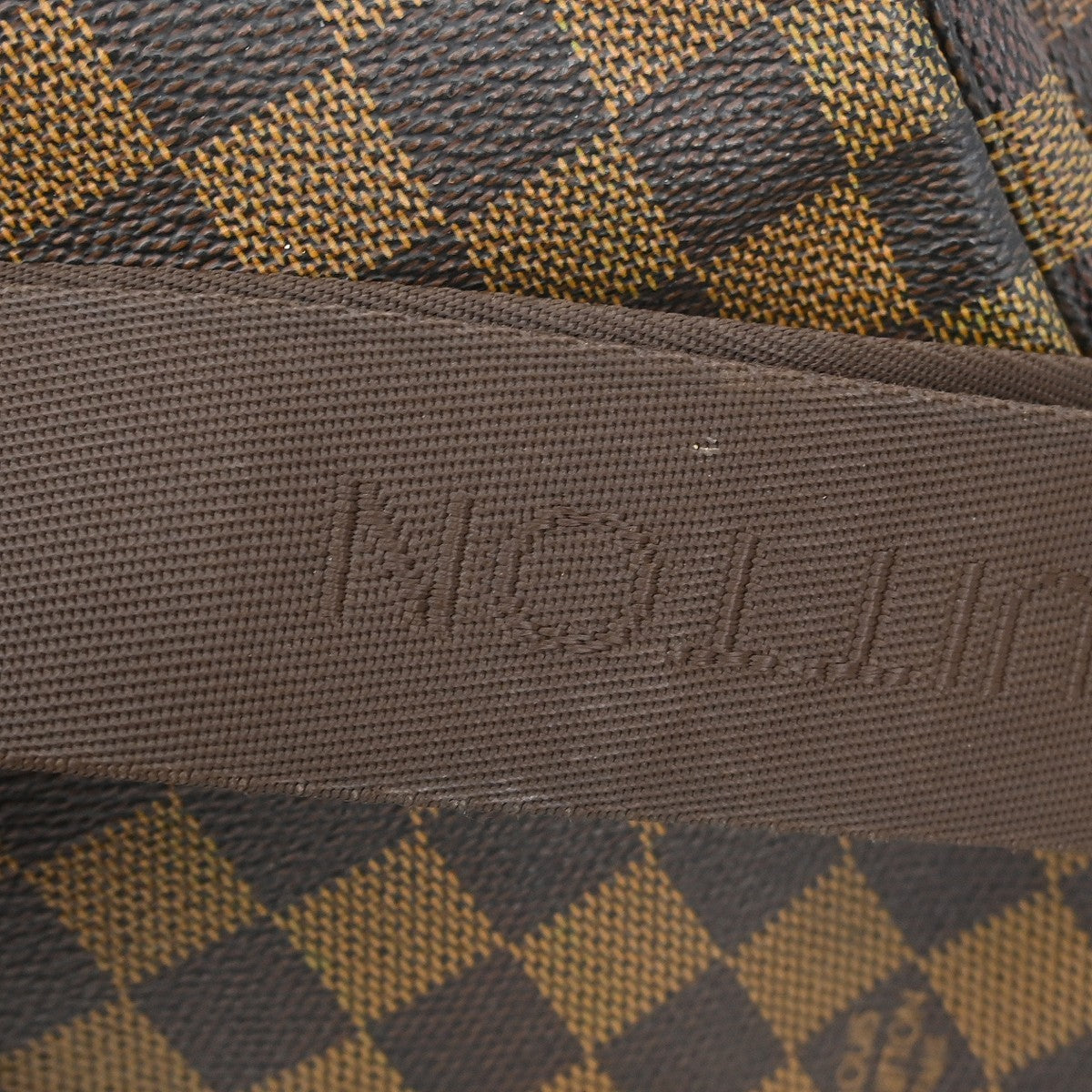 Louis Vuitton Naviglio Damier, Brown, Canvas, Shoulder Bag