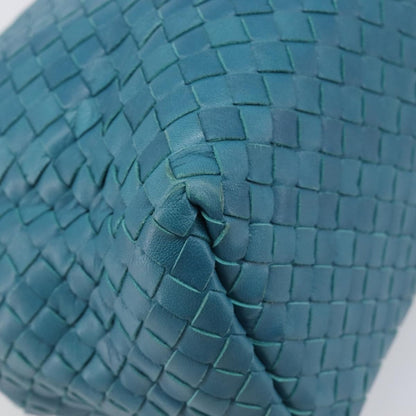 Bottega Veneta Adjustable Flap Intrecciato Nappa, Blue, Leather, Shoulder Bag